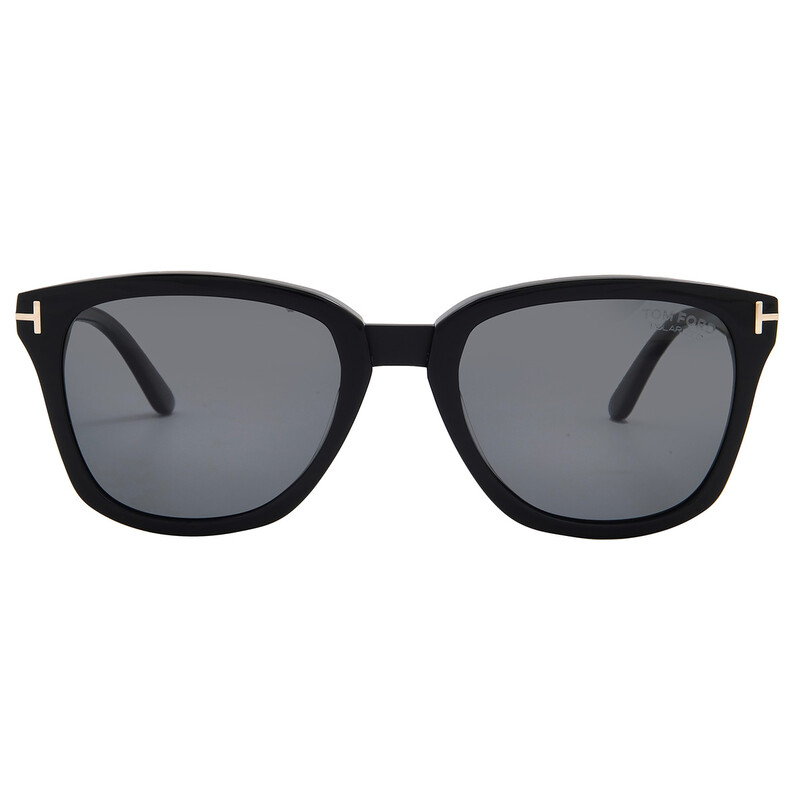 Tom Ford Graydon Polarized Smoke Square Men's Sunglasses FT1213