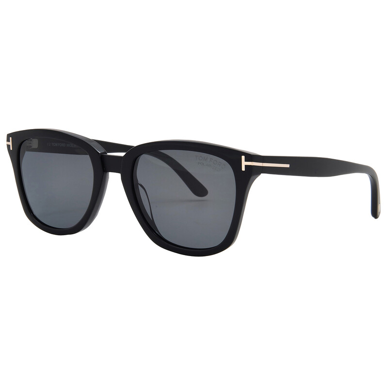 Tom Ford Graydon Polarized Smoke Square Men's Sunglasses FT1213