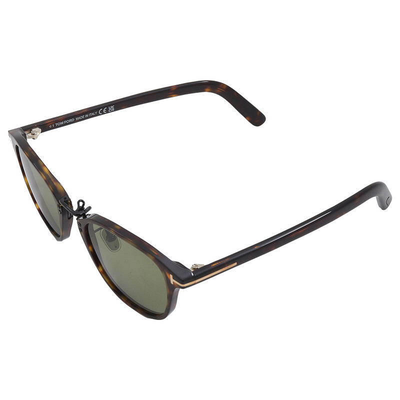 Tom Ford Green Oval Men's Sunglasses FT1049-D 52N 50 889214434616