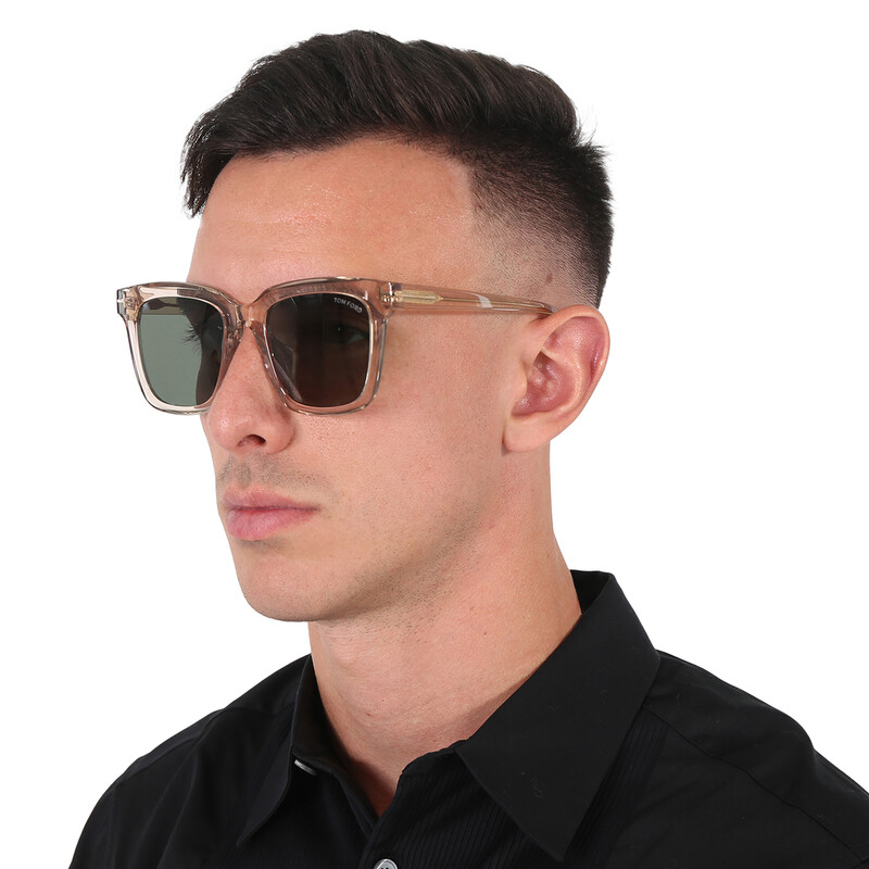 Tom Ford Green Square Men's Sunglasses FT0969-K 57N 55