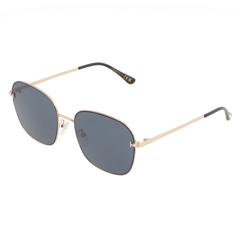 Tom Ford Grey Blue Square Unisex Sunglasses FT0888-K 01A 59