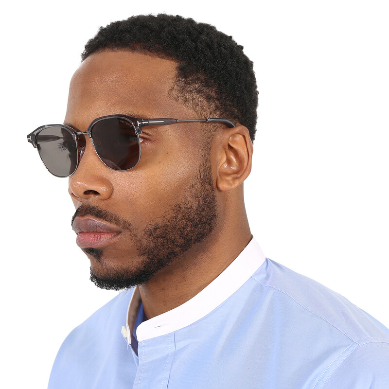 Tom Ford Grey Square Men's Sunglasses FT0890-K 20A 55 889214289490