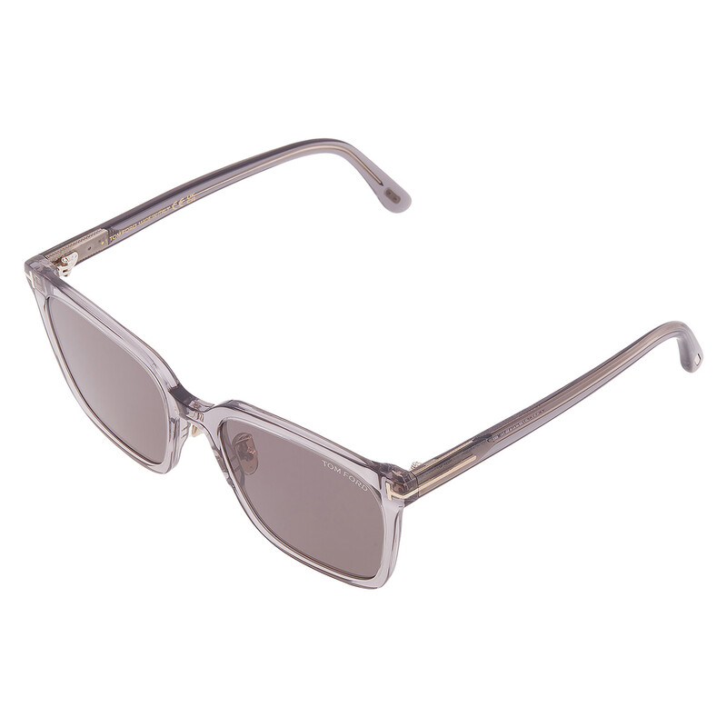 Tom Ford Grey Square Unisex Sunglasses FT1132-K 20A 56 