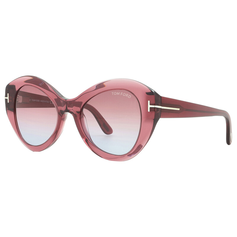 Tom Ford Guinevere Pink Gradient Butterfly Ladies Sunglasses