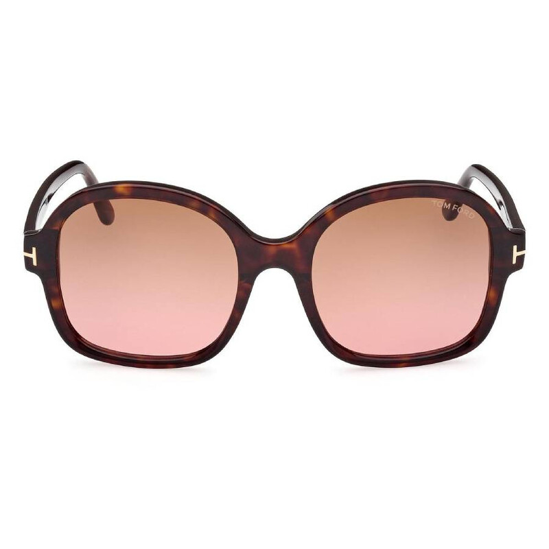 Tom Ford Hanley Brown Butterfly Ladies Sunglasses FT1034 52F 57