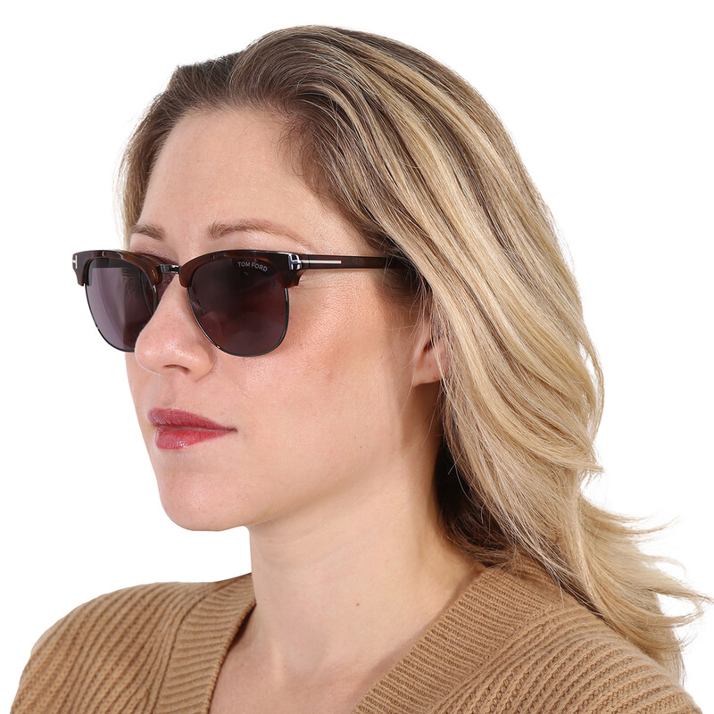 Tom Ford Henry Grey Square Men's Sunglasses FT0248 52A 51
