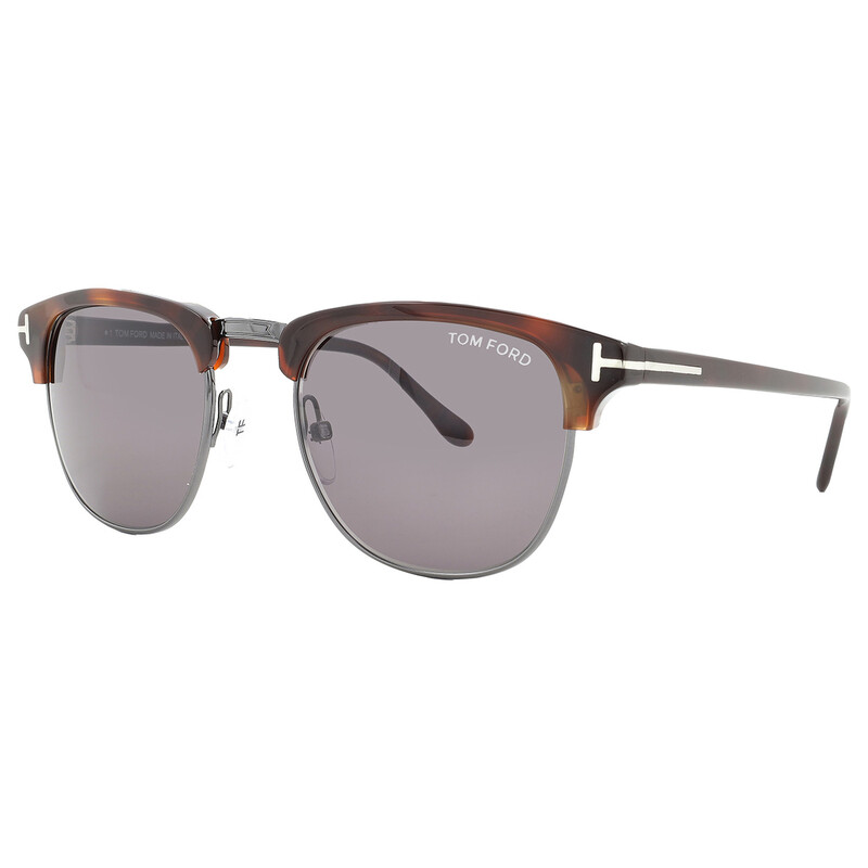 トムフォード　FT0248 HENRY 52A Tom Ford Henry Grey Square Men's Sunglasses FT0248 52A 51