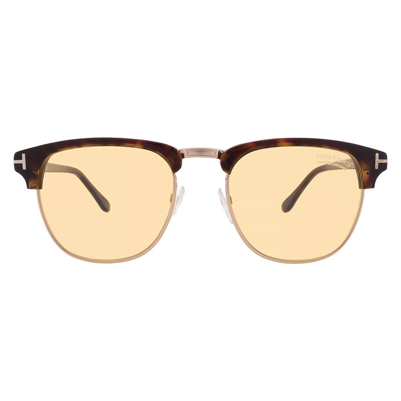 【TOM FORD】サングラス　Henry FT0248 Tom Ford Henry Photochromatic Square Men's Sunglasses FT0248 52E