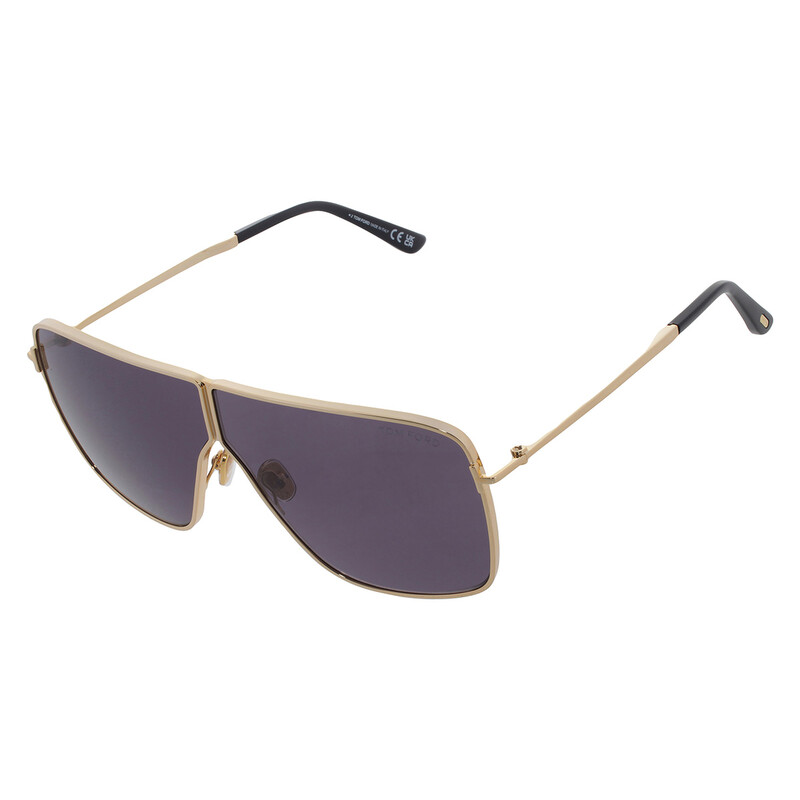 Tom Ford Huxley Smoke Pilot Unisex Sunglasses FT1159 30A 68