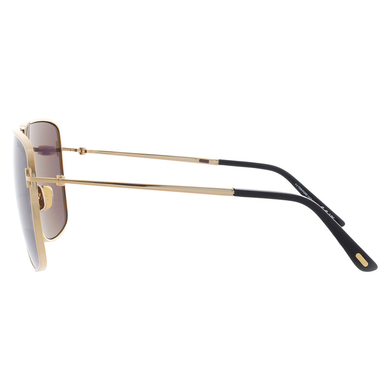 Tom Ford Huxley Smoke Pilot Unisex Sunglasses FT1159 30A 68 