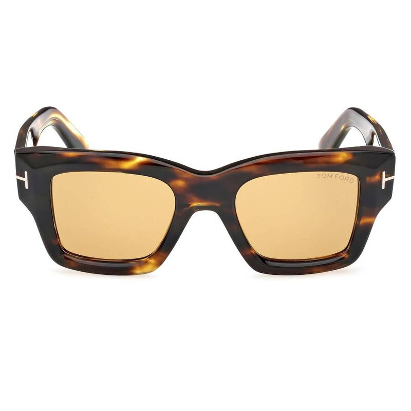 Tom Ford Ilias Amber Square Men's Sunglasses FT1154 52E 50