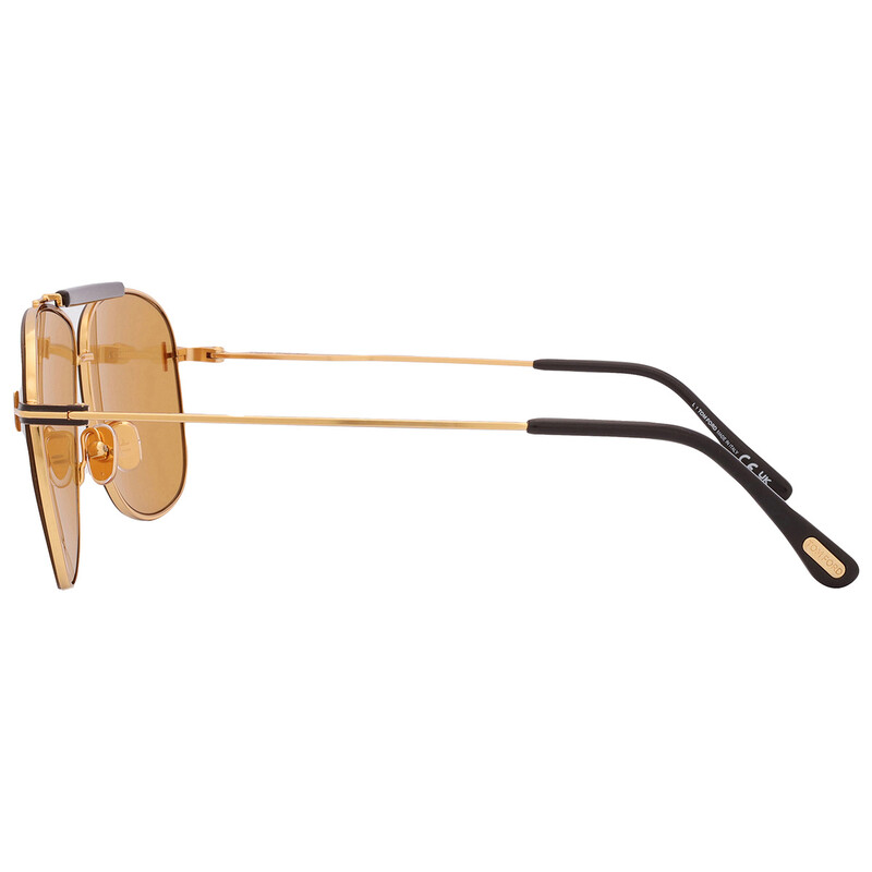 Tom Ford Jaden Amber Navigator Men's Sunglasses FT1017 30E 60