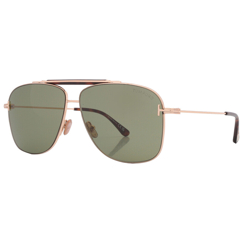 Tom Ford Jaden Green Navigator Men's Sunglasses FT1017 28N 60