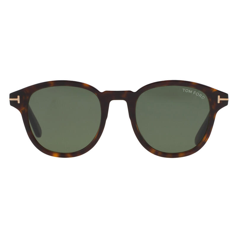 Tom Ford Jameson Green Square Men's Sunglasses FT0752 52N 50