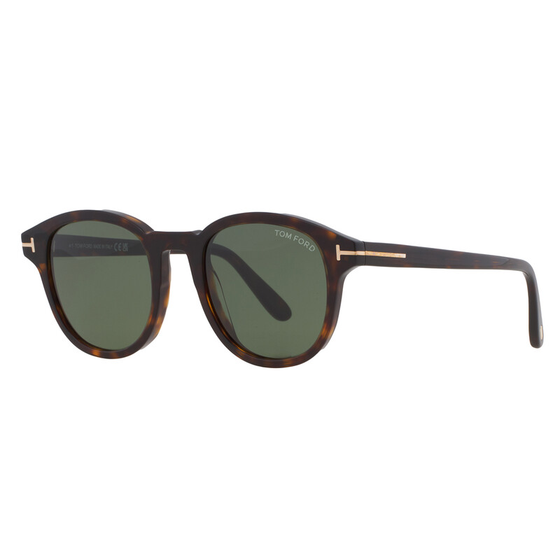 Tom Ford Jameson Green Square Men's Sunglasses FT0752 52N 50