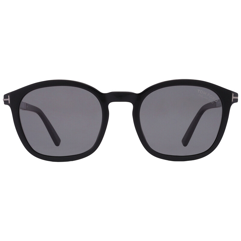 Tom Ford Jayson Polarized Smoke Oval Men's Sunglasses FT1020-N 01D