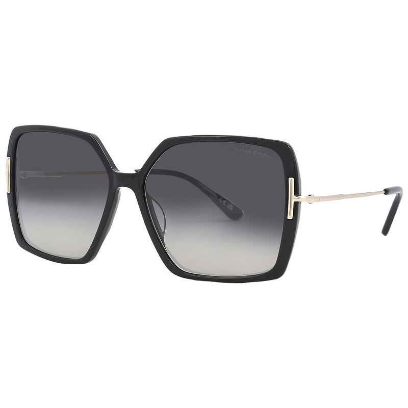 Tom Ford Joanna Smoke Gradient Butterfly Ladies Sunglasses FT1039