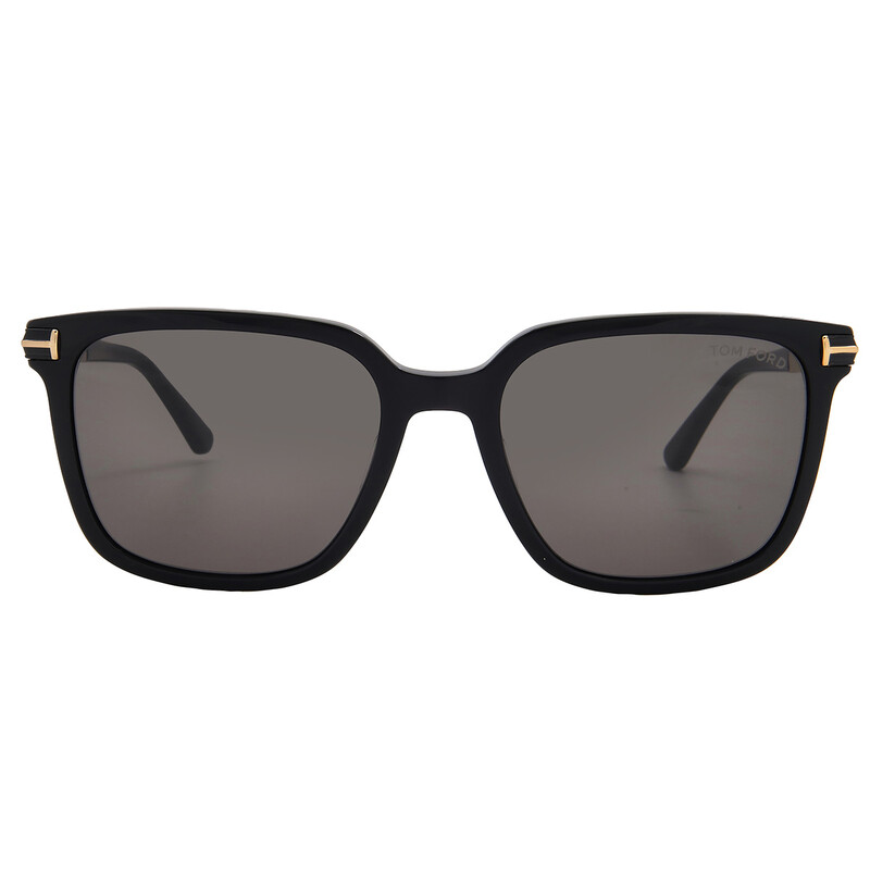 Tom Ford Jochem Smoke Square Men's Sunglasses FT1183 01A 56