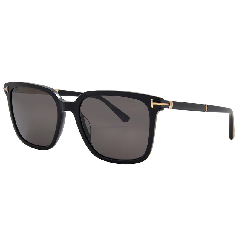 Tom Ford Jochem Smoke Square Men's Sunglasses FT1183 01A 56