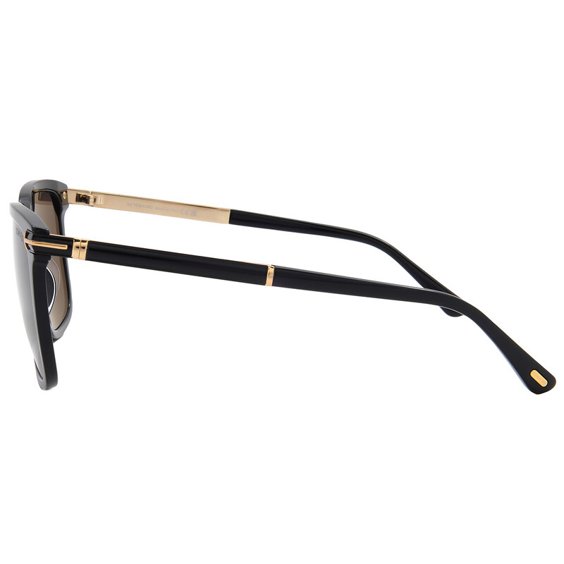 Tom Ford Jochem Smoke Square Men's Sunglasses FT1183 01A 56