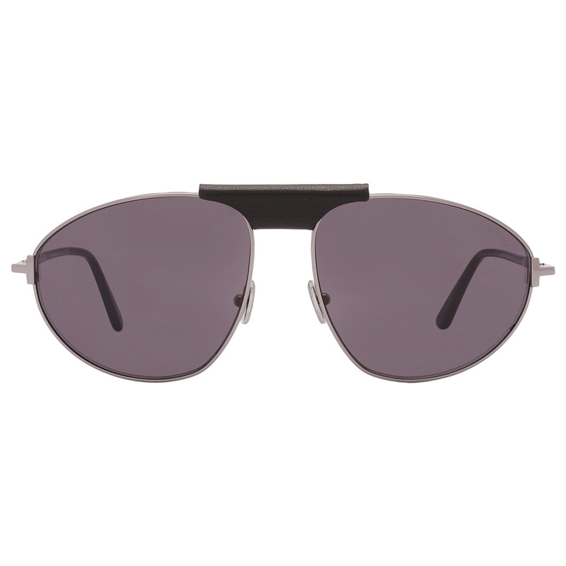 Tom Ford Ken Smoke Pilot Men's Sunglasses FT1095 14A 60