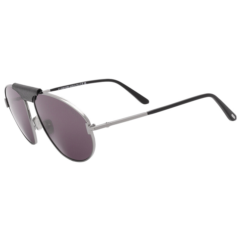 NWT Tom Ford FT1095 Light Ruthenium Aviator 60mm Sunglasses Tom Ford Ken Light Brown Photochromatic Pilot Men main image 4