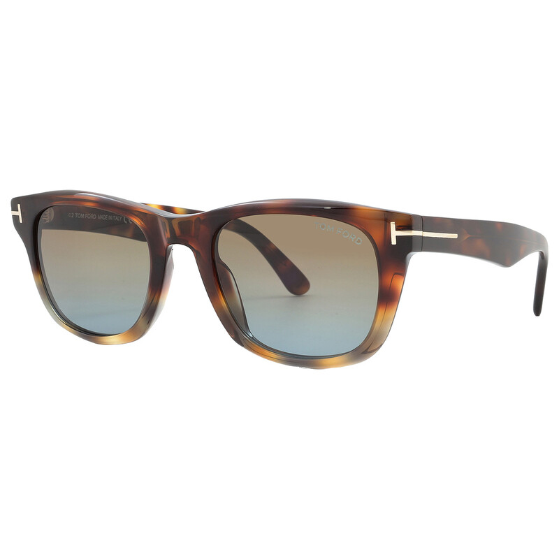 Tom Ford Kendel Grey Rectangular Men's Sunglasses FT1076 56B 54