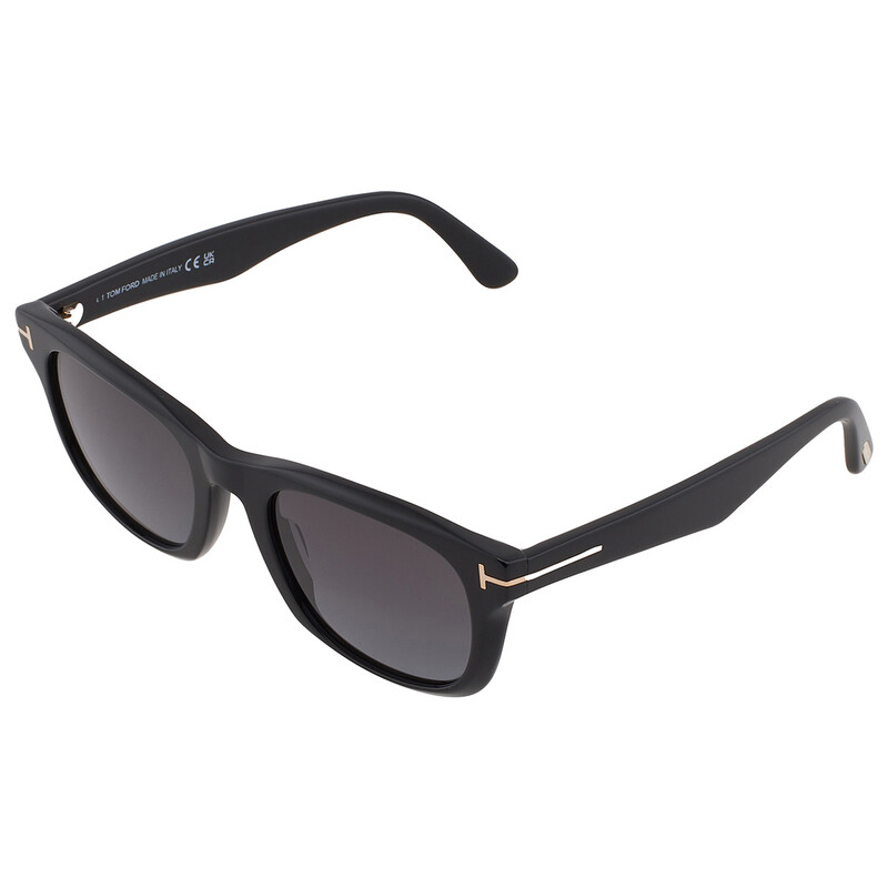 Tom Ford Kendel Smoke Gradient Square Unisex Sunglasses FT1076 01B