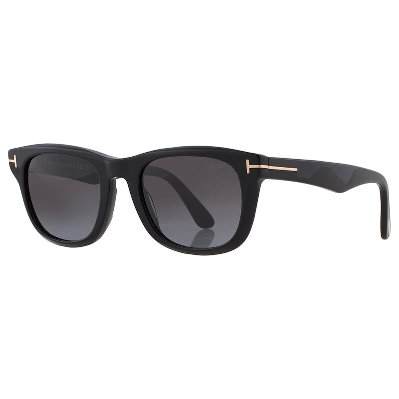 （Tom） Tom Ford Kendel Smoke Gradient Square Unisex Sunglasses FT1076 01B