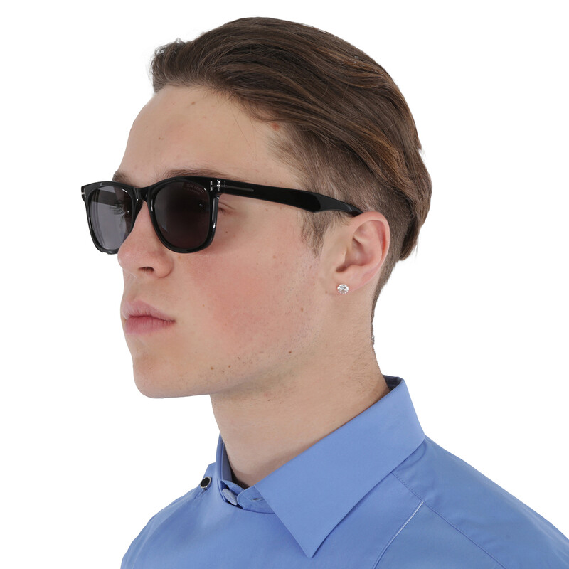 Tom Ford Kevyn Polarized Smoke Square Men's Sunglasses FT1099-N