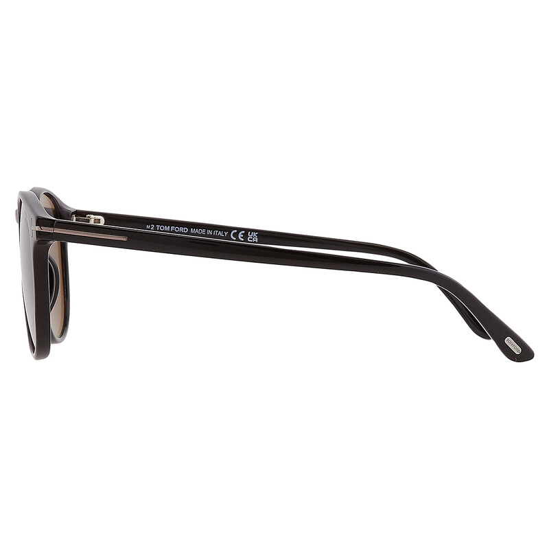 Tom Ford Lewis Polarized Smoke Oval Sunglasses FT1097-N 01D 53
