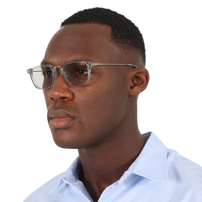 【OS】TOM FORD FT1042D 01A Tom Ford Light Grey Rectangular Men's Sunglasses FT1042-D 20A 52