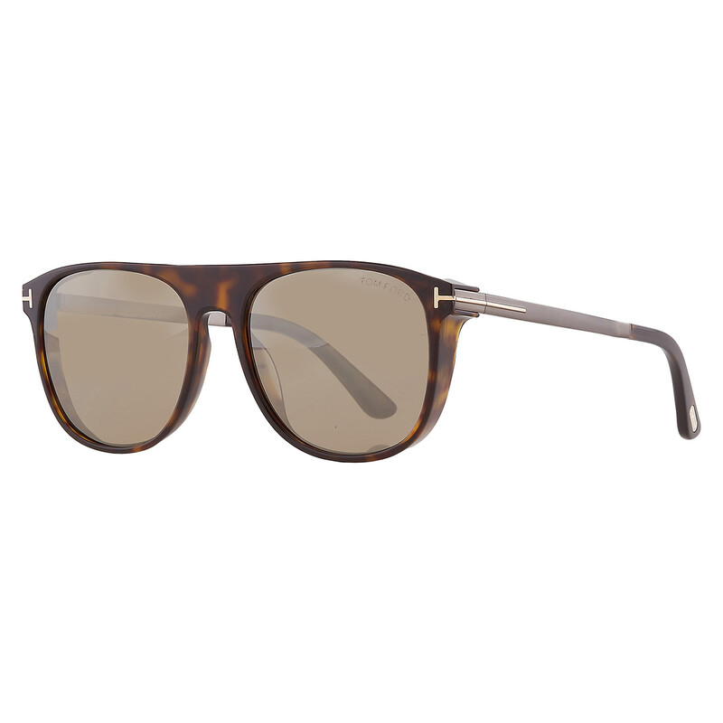 Tom Ford Lionel Roviex Mirror Browline Men's Sunglasses FT1105 52L