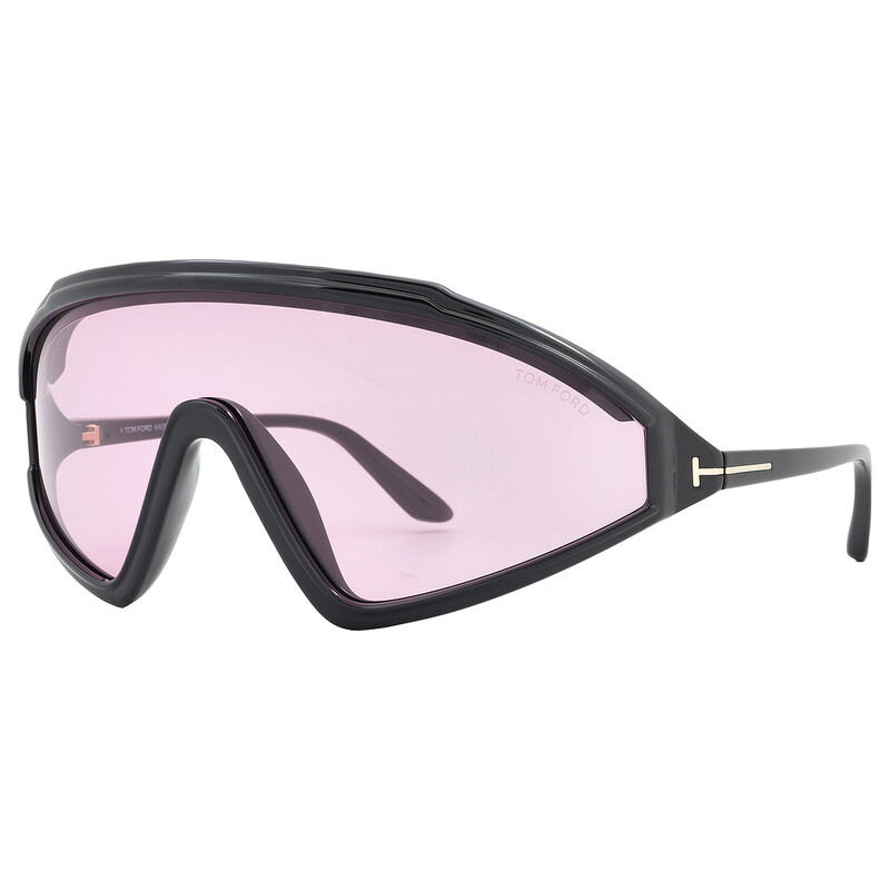 Tom Ford Lorna Violet Shield Ladies Sunglasses FT1121 01Y 00 Tom Ford Lorna Violet Shield Ladies Sunglasses FT1121 01Y 00