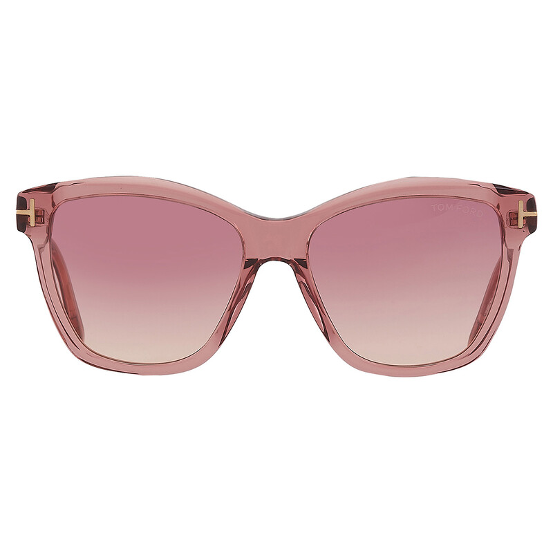 Tom Ford Lucia Violet Gradient Cat Eye Ladies Sunglasses FT1087