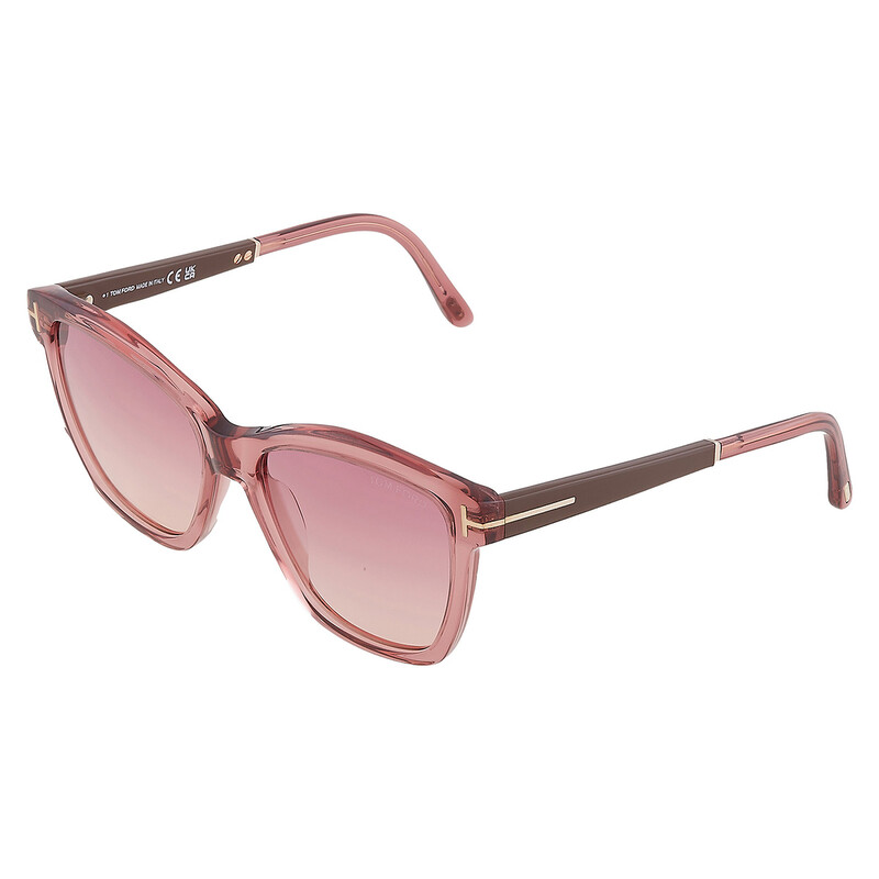 Tom Ford Lucia Violet Gradient Cat Eye Ladies Sunglasses FT1087