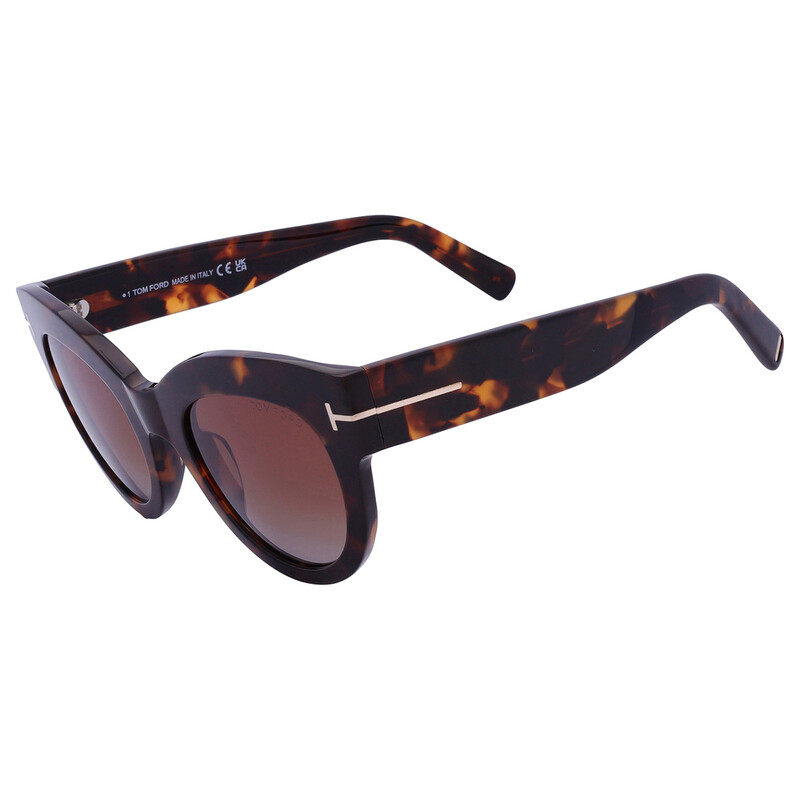 TOM FORD, Lucilla Red Butterfly Ladies Sunglasses Tom Ford Lucilla Red Butterfly Ladies Sunglasses FT1063 52T  main image 3