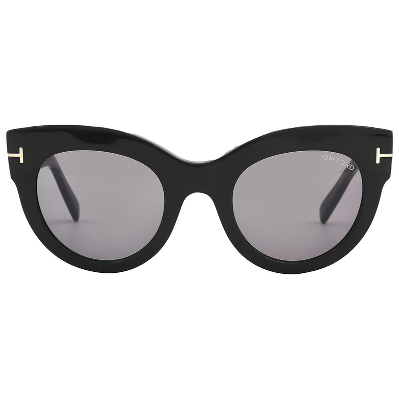 Tom Ford Women Sunglasses LUCILLA Shiny Black Smoke Mirror Cat Eye FT1063/S 01C Tom Ford Lucilla FT1063 Black Smoke Mirror | Mercari main image 4