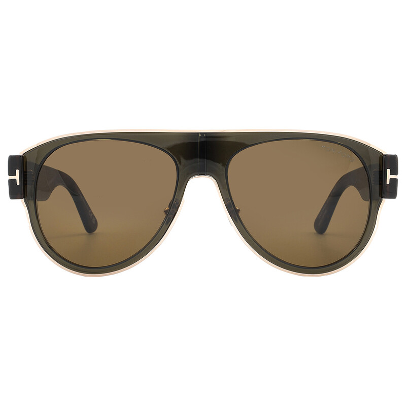 トムゆみ⭐︎ Tom Ford Lyle Brown Pilot Unisex Sunglasses FT1074 51J 58