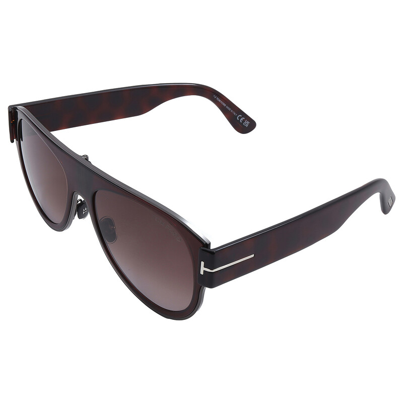 トムゆみ⭐︎ Tom Ford Lyle Brown Pilot Unisex Sunglasses FT1074 51J 58