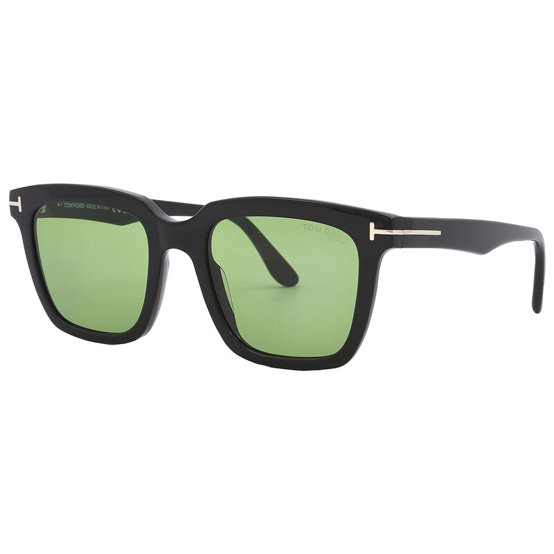 Tom Ford Marco Green Square Men's Sunglasses FT0646 01N 53