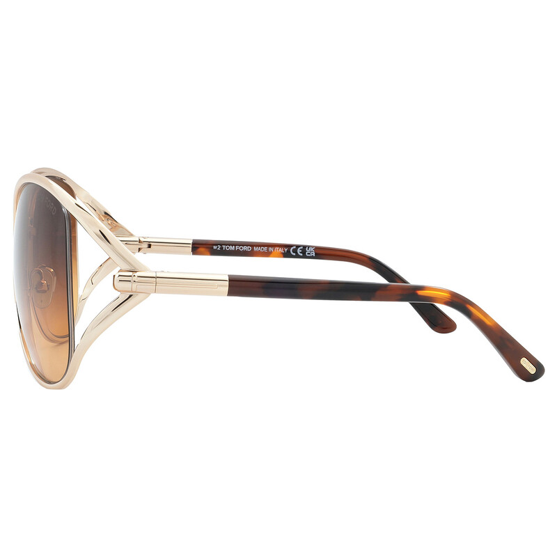 Tom Ford Marta Brown Butterfly Ladies Sunglasses FT1091 28F  display picture 3