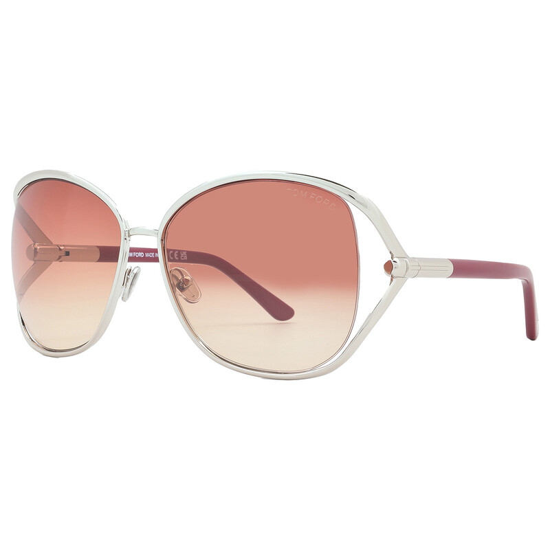 Tom Ford Marta Gradient Bordeaux Butterfly Ladies Sunglasses  display picture 1