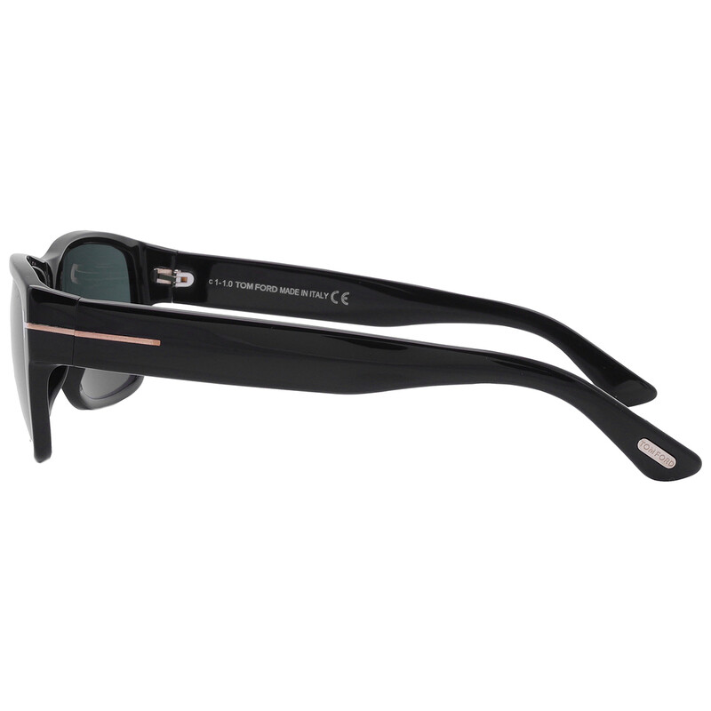 Tom Ford Mason Green Rectangular Men's Sunglasses FT0445 01N 58
