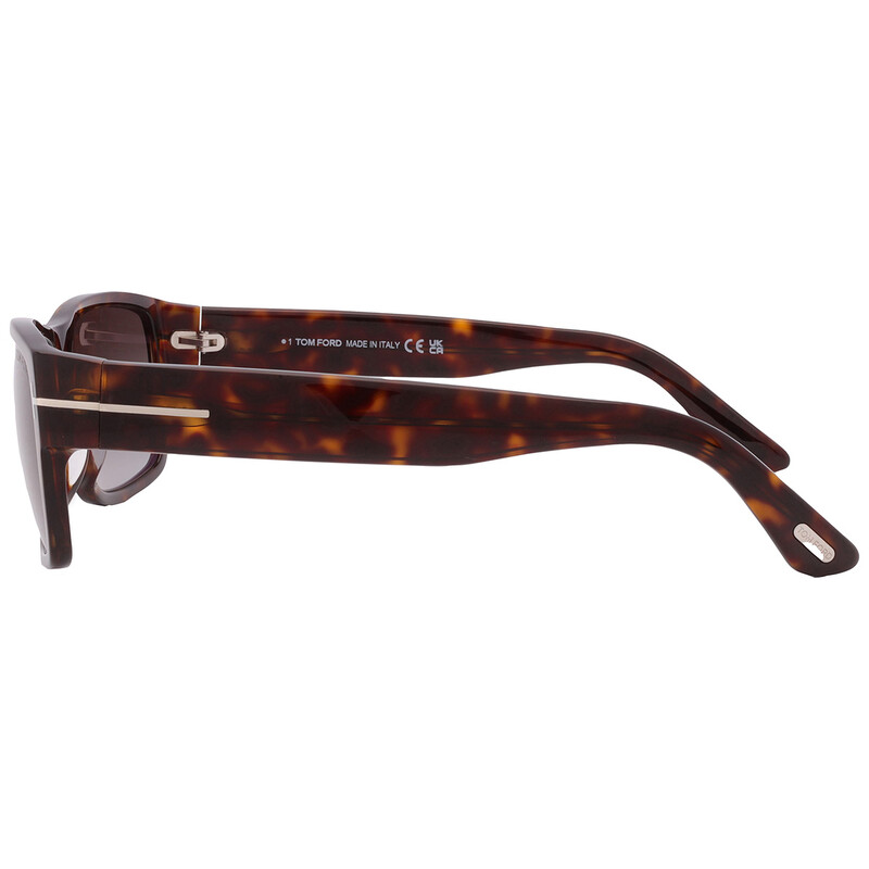 Tom Ford Mason Smoke Gradient Rectangular Men's Sunglasses FT0445
