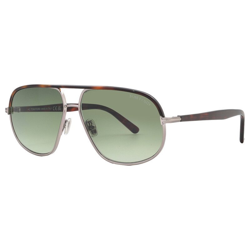 Tom Ford Maxwell Green Gradient Pilot Men's Sunglasses FT1019 14P