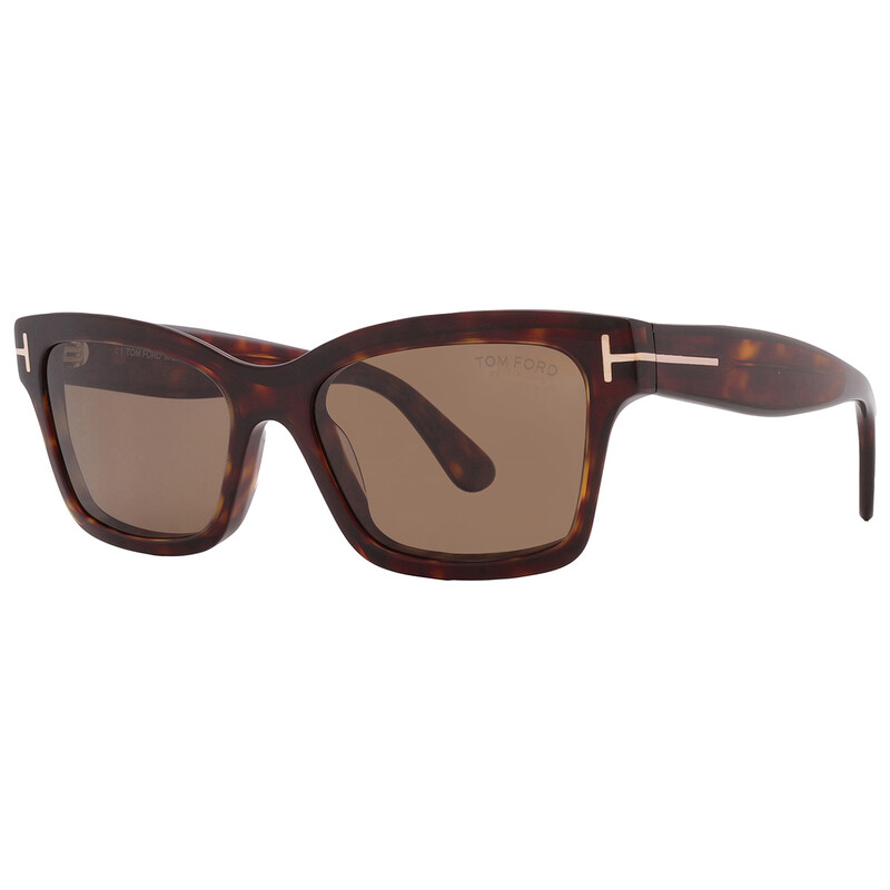 Tom Ford Mikel Polarized Brown Cat Eye Ladies Sunglasses FT1085