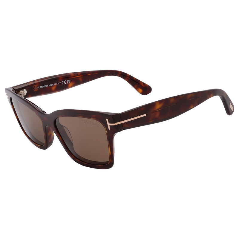 Tom Ford Mikel Polarized Brown Cat Eye Ladies Sunglasses FT1085