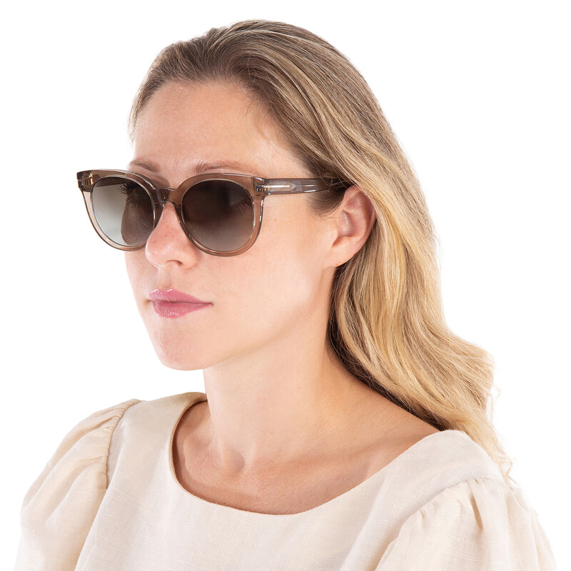 Tom Ford Moira Brown Mirror Cat Eye Ladies Sunglasses FT1109 45G