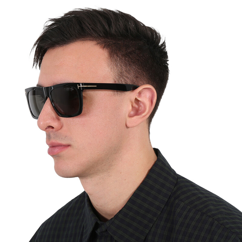 Tom Ford Morgan Polarized Smoke Square Unisex Sunglasses FT0513